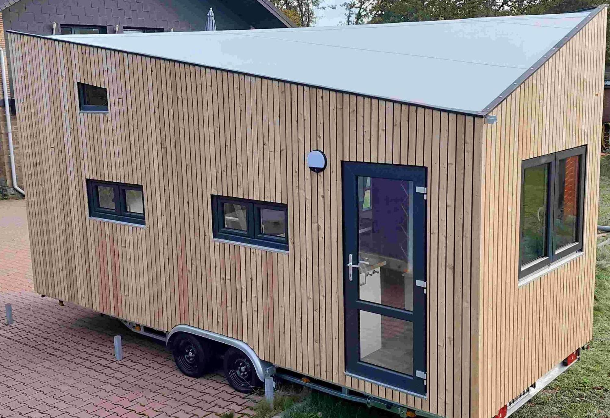 Hotel Tiny Haus Blanker Hans Auf Dem Campingplatz Strandgut Cuxhaven Exterior foto